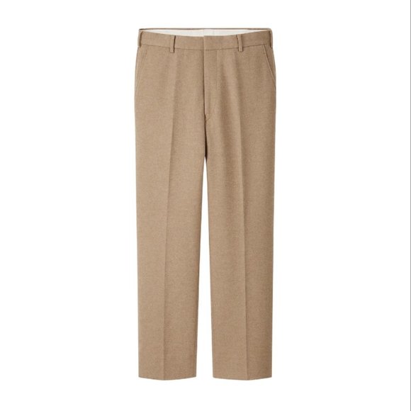 NWT Uniqlo U Wool-Blended Jersey Pants, Light Brown, W32 x L34 - Picture 3 of 3